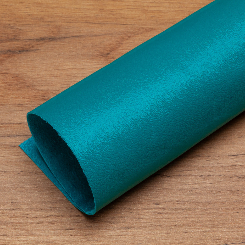 Teal Blue Garment Nappa Leather