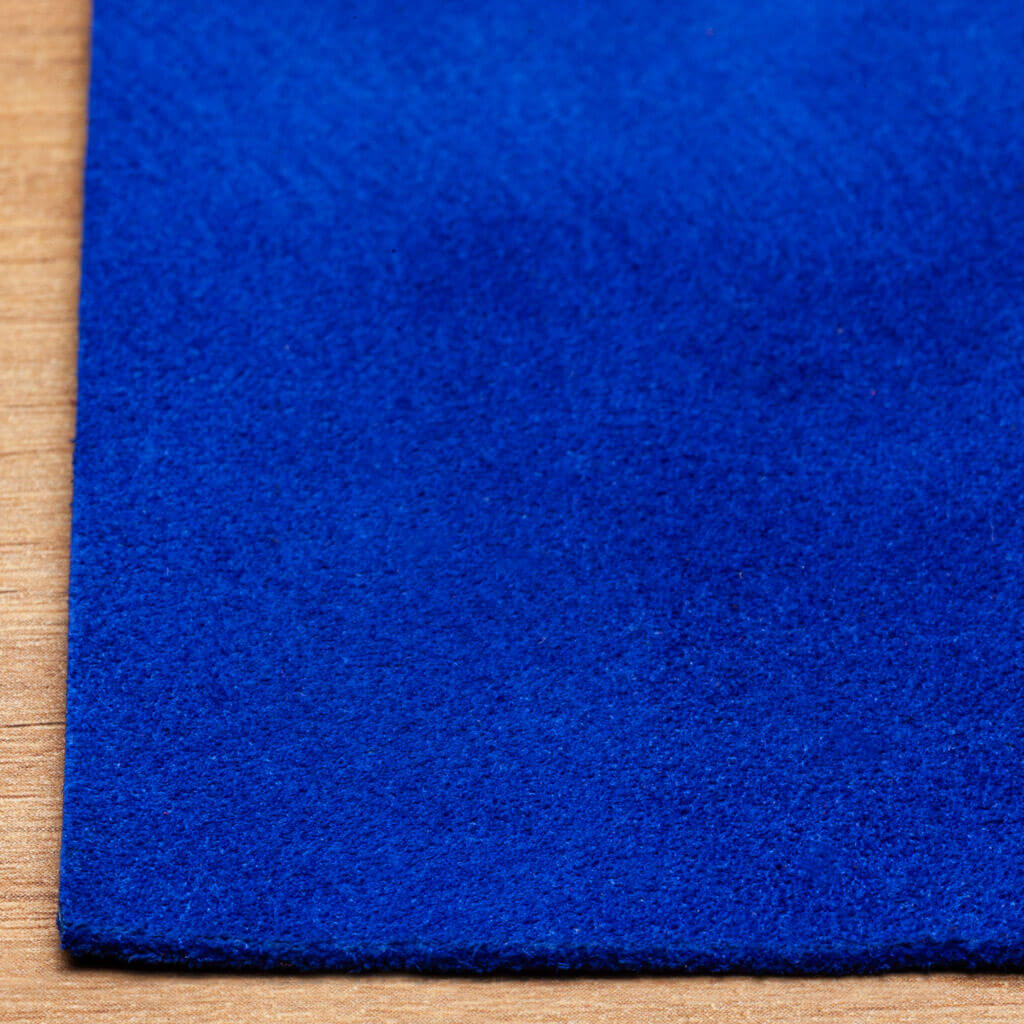 Royal Blue Suede Leather