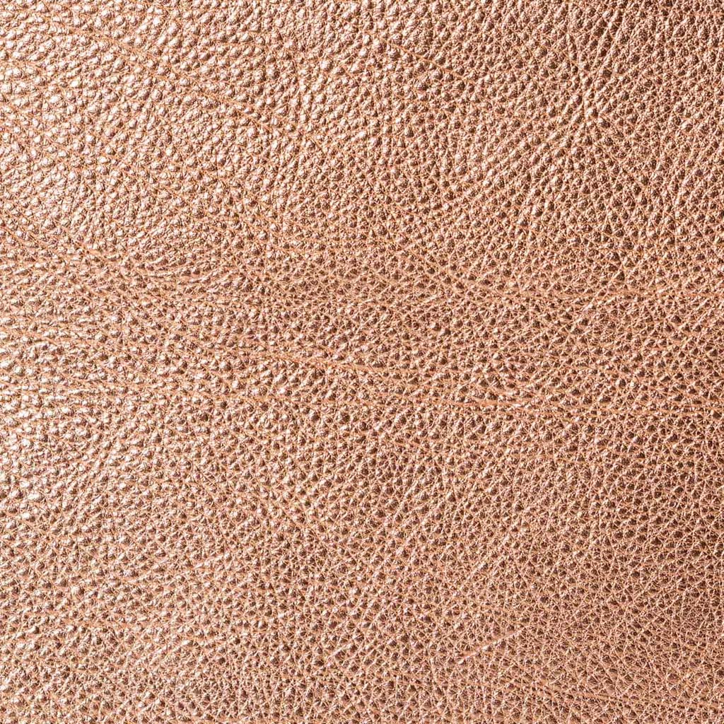 Rose Gold Metallic Leather