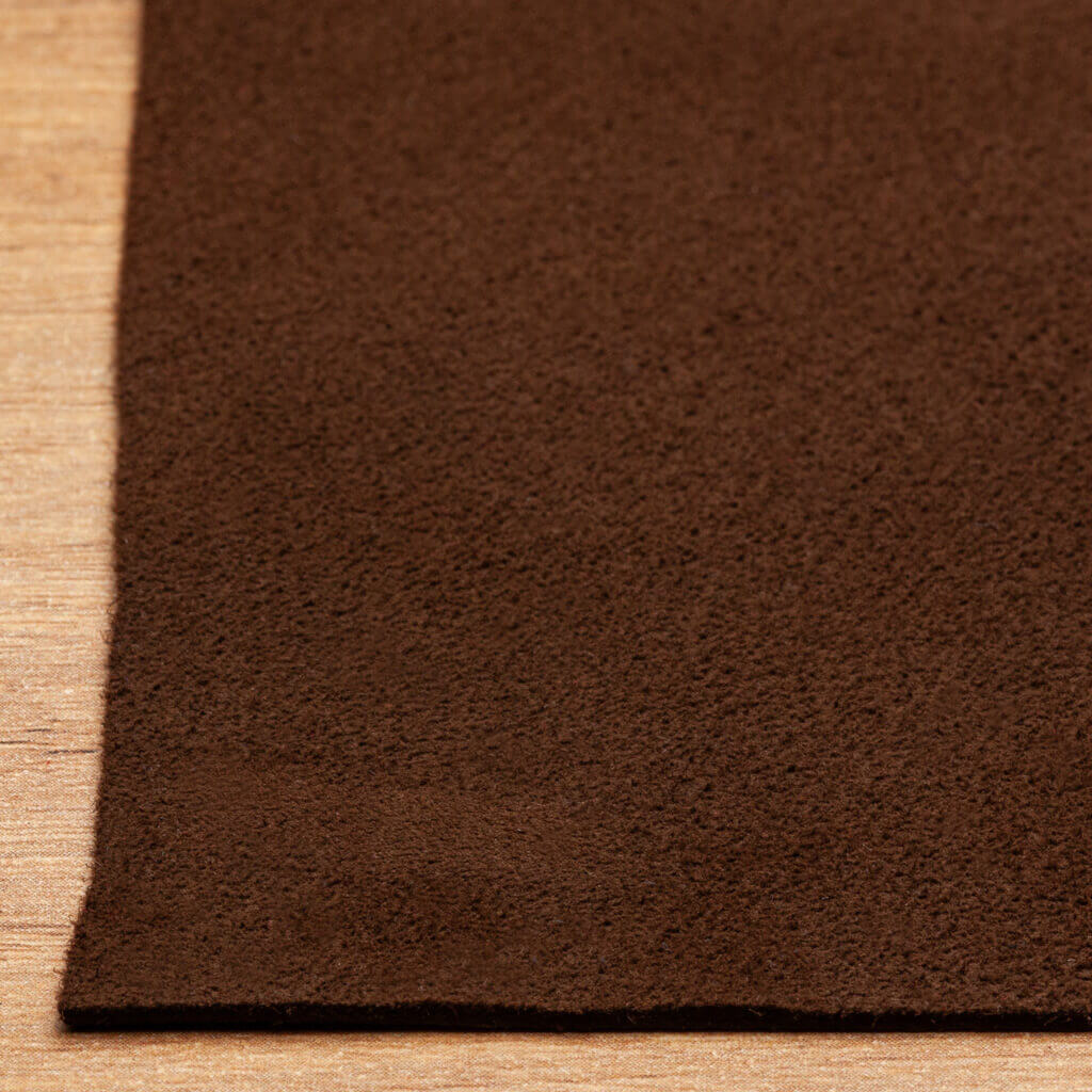 Brown Kid Suede Leather