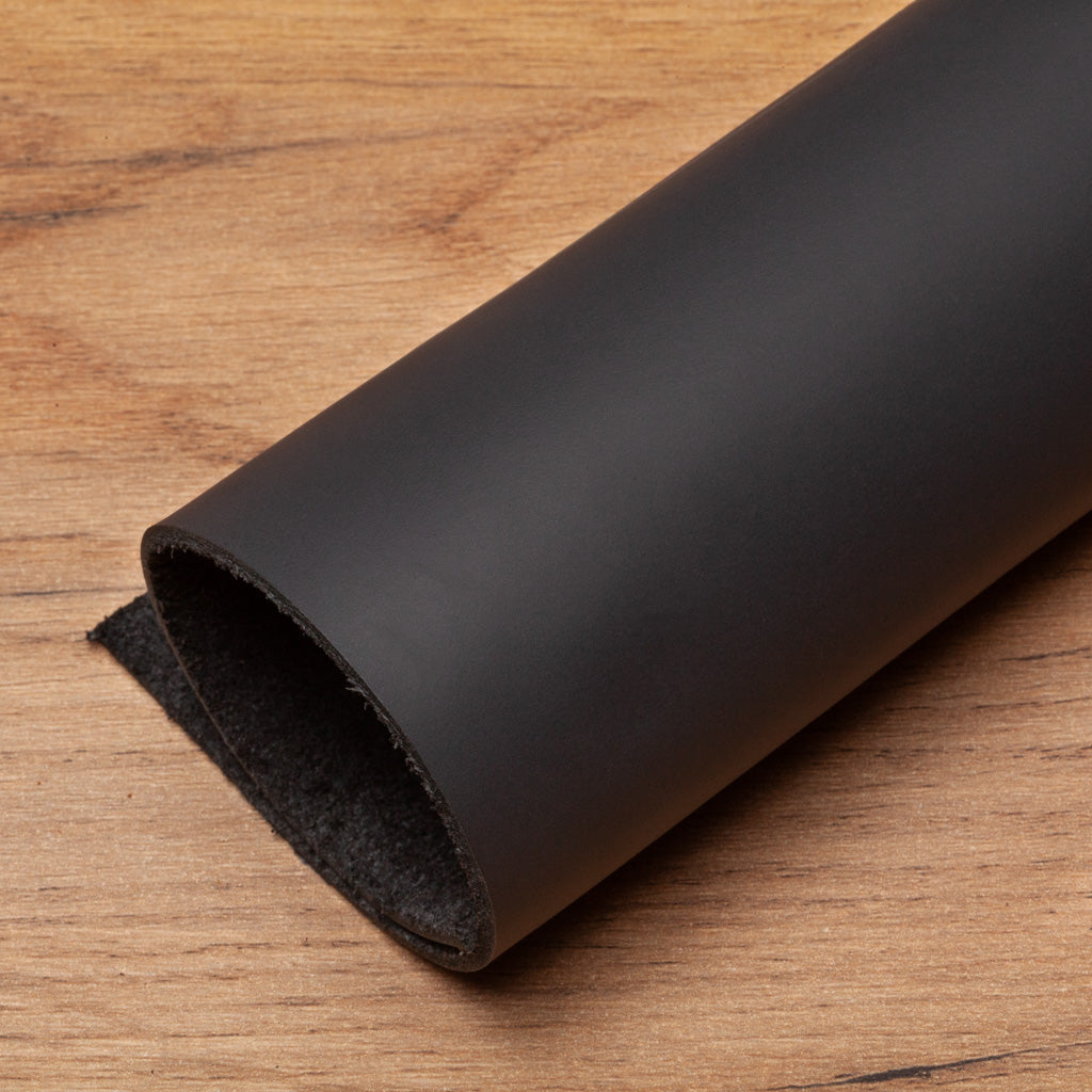 Black Tornado Waxy Hide Leather