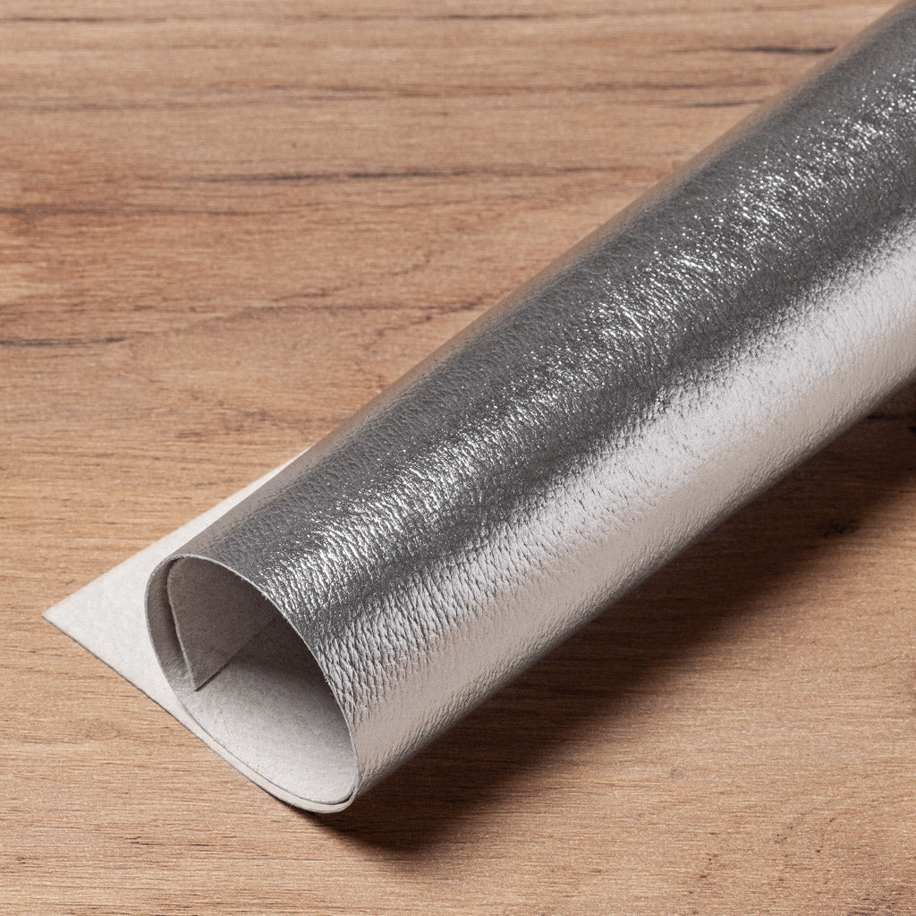 Silver Foil Pigskin Lining Leather